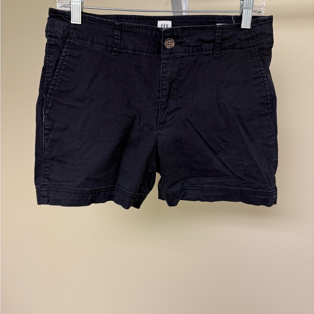 GAP Black Chino Shorts Women’s Size 6 Classic Casual
